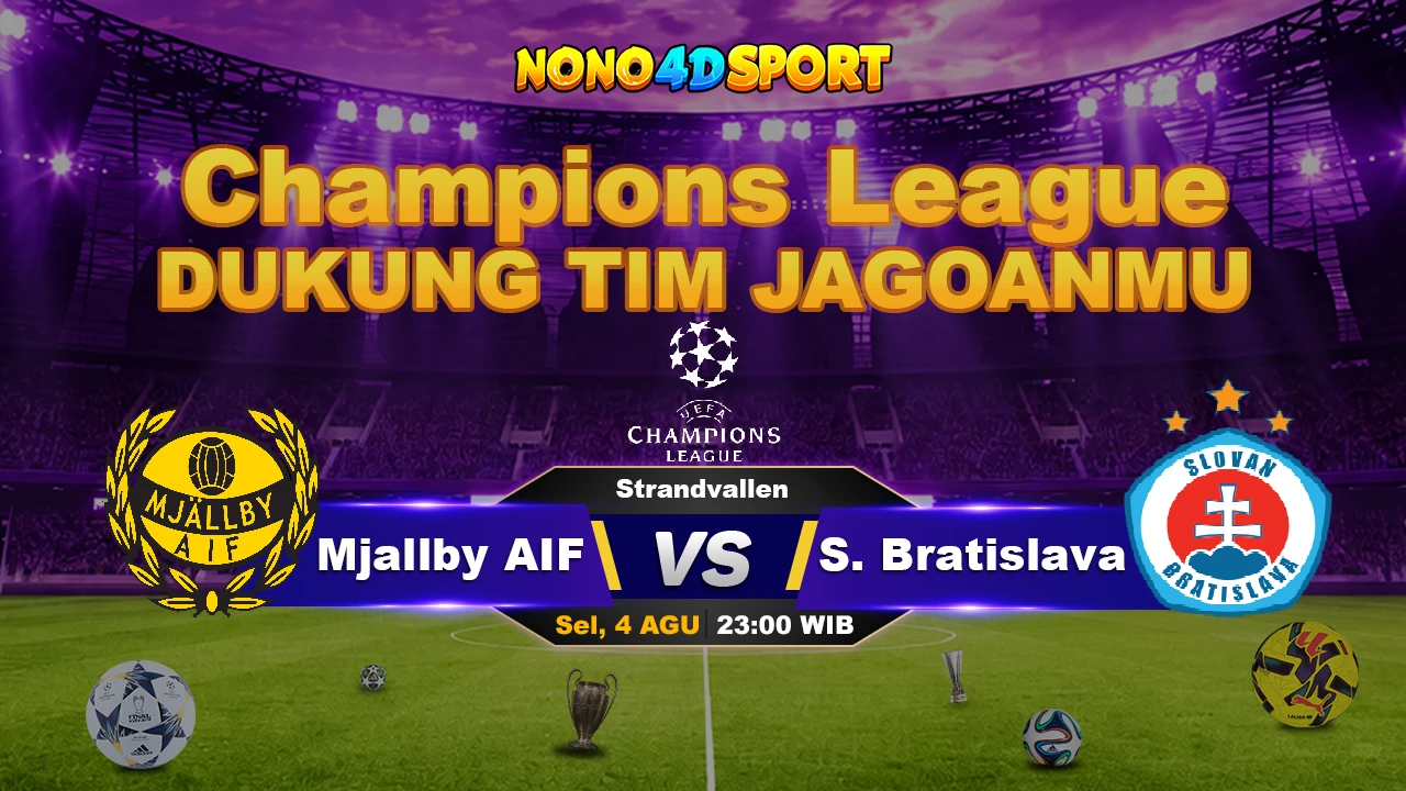 Prediksi Skor Mjallby AIF vs Slovan Bratislava